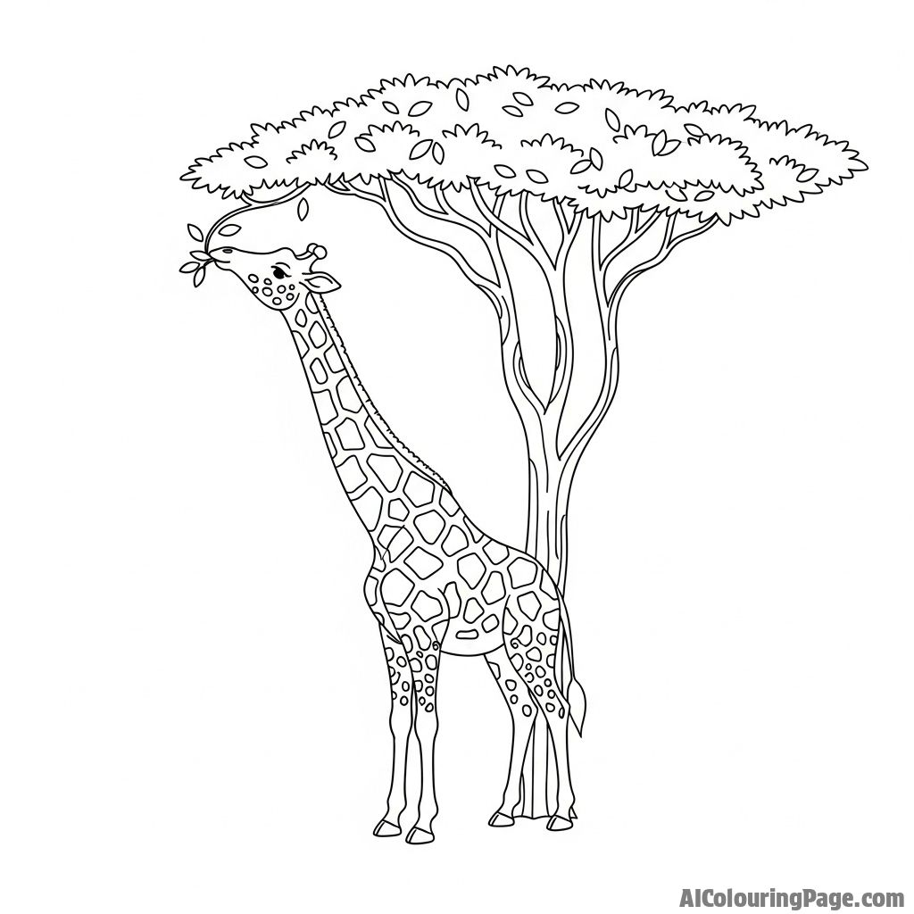 62 Free Giraffe Coloring Pages (Print & Download) – free printable animals coloring pages