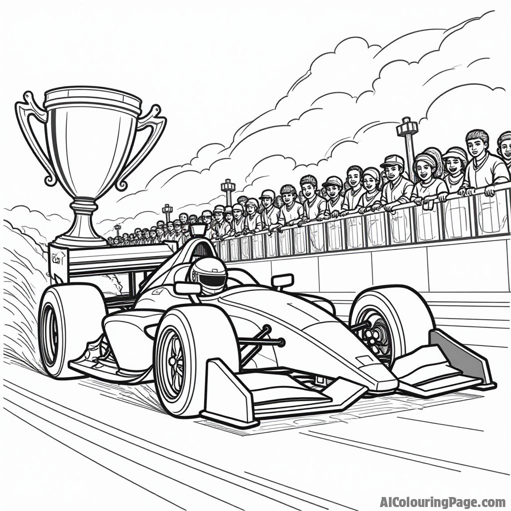 Free Race Car Coloring Pages – free printable sports and activities coloring pages
