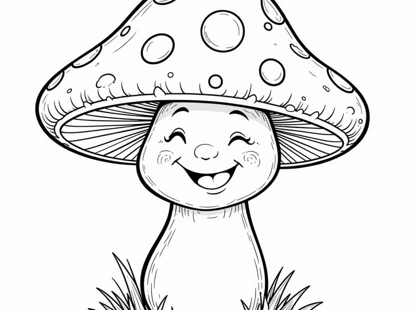 20 Magical Mushroom Coloring Pages: Forest Friends and Fungus Adventures!