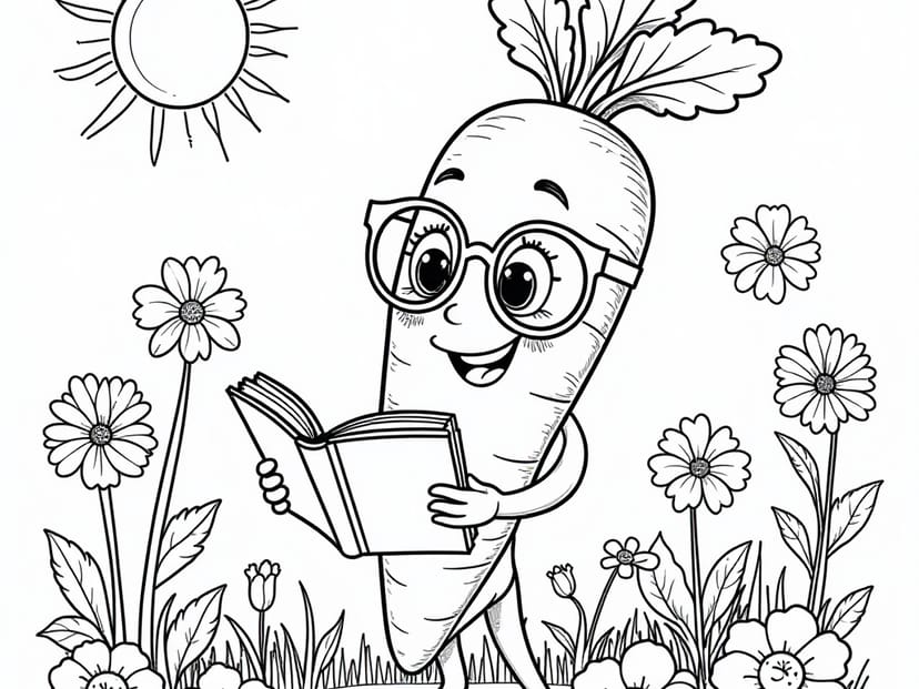 Free Vegetable Coloring Pages – free printable coloring page