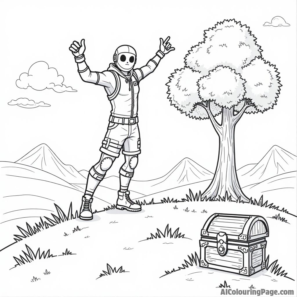 Free Fortnite Coloring Pages – free printable famous characters coloring pages