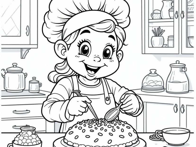 Free Cookies Coloring Pages – free printable coloring page