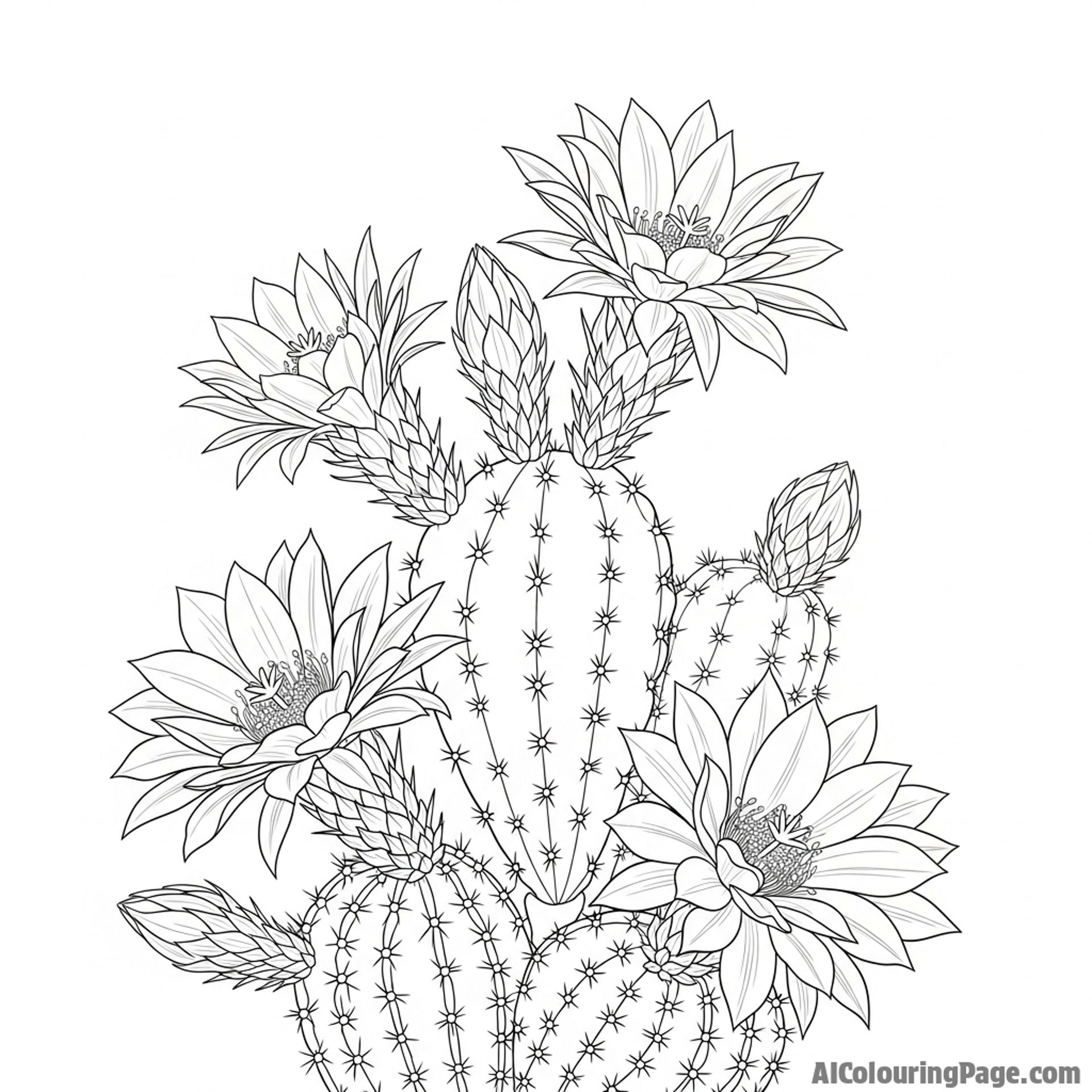 Cactus flowers blooming, vibrant life, resilient beauty.