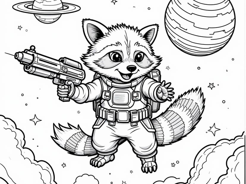 Free Guardians of the Galaxy Coloring Pages – free printable coloring page