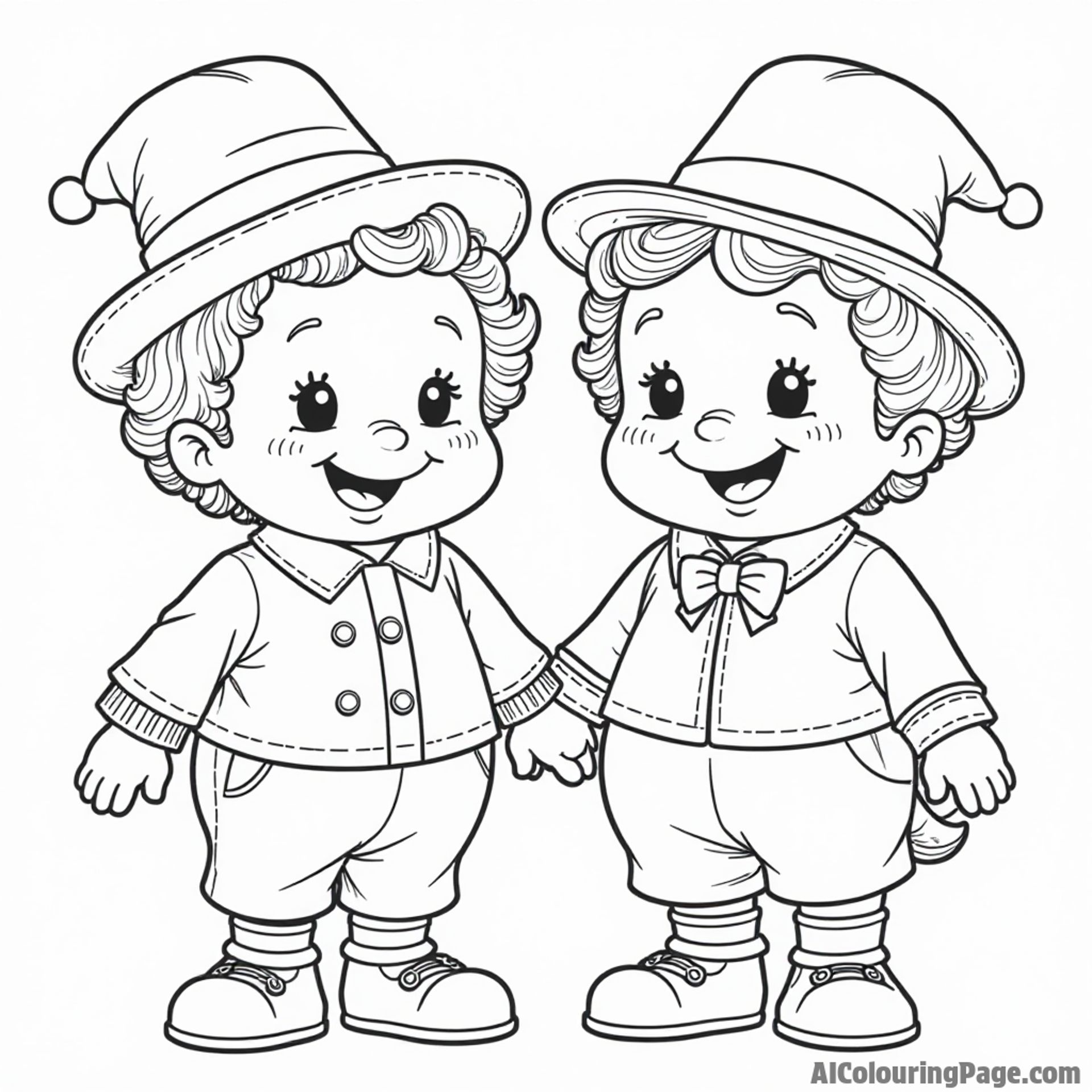 The Tweedledee and Tweedledum twins