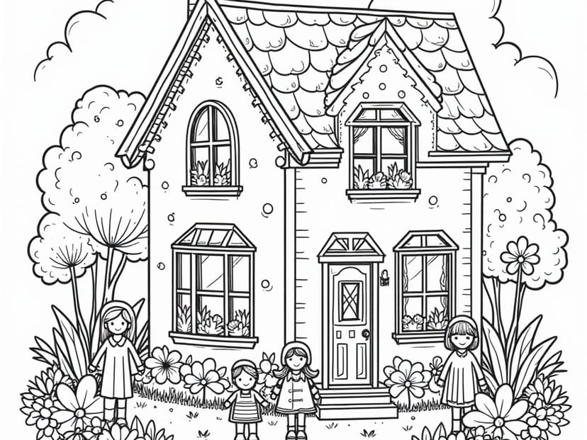 Free Doll Coloring Pages – free printable coloring page