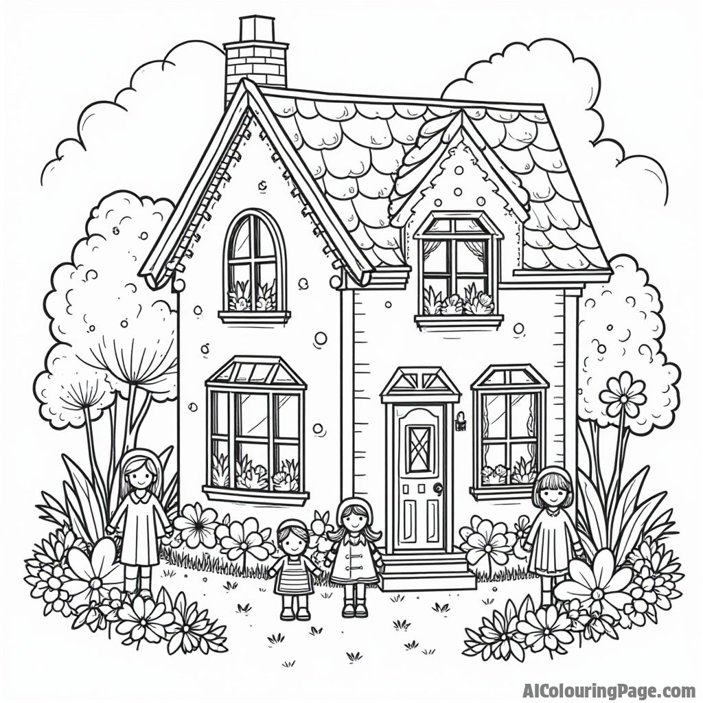 Free Doll Coloring Pages – free printable toys and games coloring pages