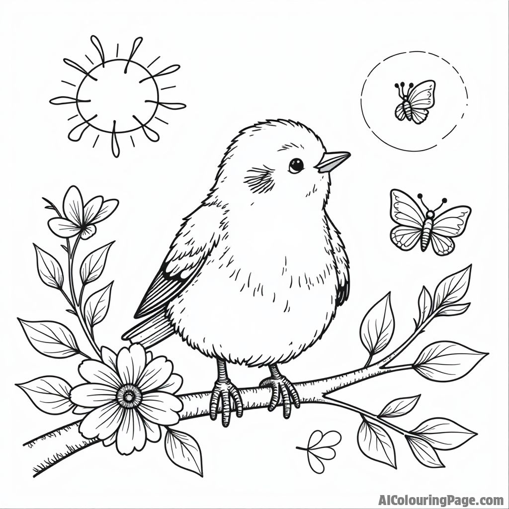 Free Robins Coloring Pages – free printable bird coloring pages