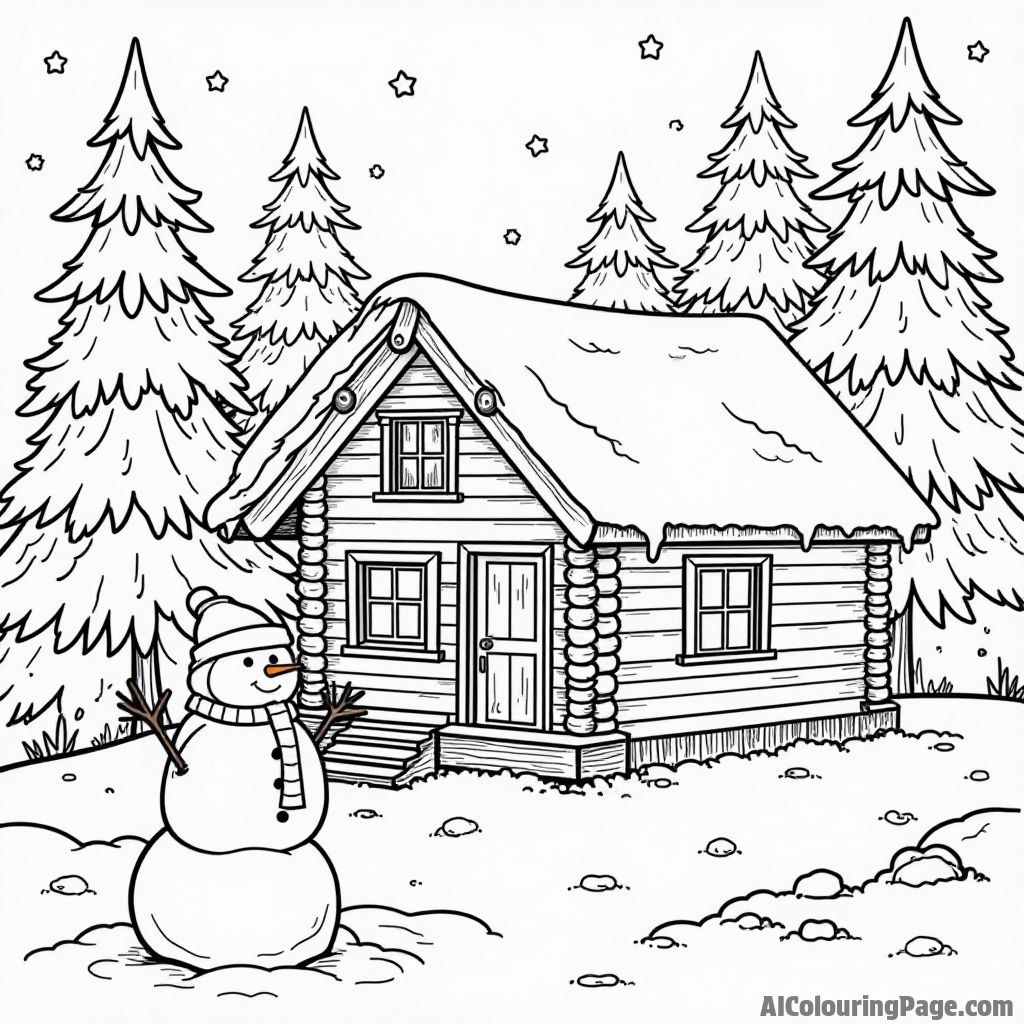 Free Winter Coloring Pages – free printable seasonal coloring pages